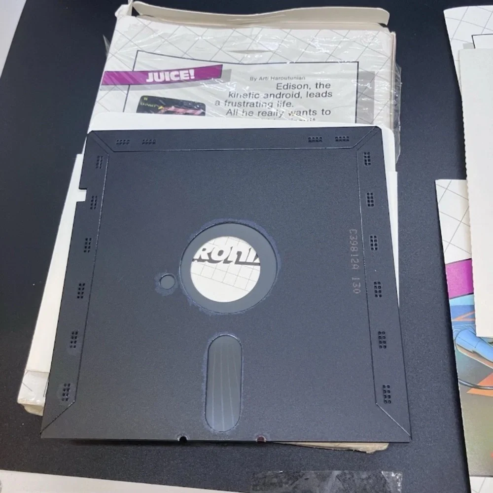 Tronix Juice Computer Diskette Atari